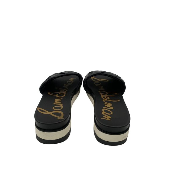 Women’s Sam Edelman Black Texture Sandals Size 7 - Picture 4 of 7